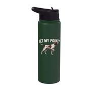 Ottenere il mio punto - Pointer inglese papà cane da caccia Stainless Steel Insulated Water Bottle