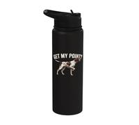 Ottenere il mio punto - Pointer inglese papà cane da caccia Stainless Steel Insulated Water Bottle