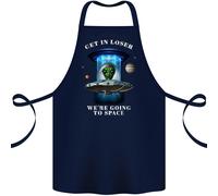 Ottenere IN Loser Divertente Alieno UFO Cotone Grembiule 100% Biologico