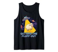 Ottenere la Fluff Fuori Alien Fluffy Sheep UFO Humor Galaxy Canotta