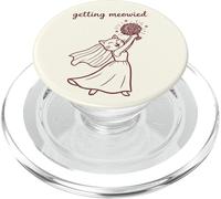 Ottenere Meowied Divertente Gatto Sposa Sposa Gioco di parole PopSockets PopGrip per MagSafe