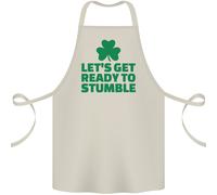Ottenere Ready To Stumble Giorno di San Patrizio Cotone Grembiule 100% Biologico