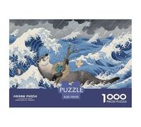 Otter 1000 Pezzi Puzzle Classici Impegnativo E Difficile Per Qualità Premium Per Adulti E Bambini Da 14 Anni E Più Puzzle Per Gioco Familiare, Festa Aziendale Regalo Per Amore E Amico 70x50cm/1000pc