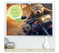 Otter bei der Arbeit (hochwertiger Premium Wandkalender 2026 DIN A2 quer), Kunstdruck in Hochglanz: Arbeitswütige Otter: Entdecken Sie ihre fleißigen Abenteuer