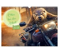 Otter bei der Arbeit (Wandkalender 2026 DIN A3 quer), CALVENDO Monatskalender: Arbeitswütige Otter: Entdecken Sie ihre fleißigen Abenteuer