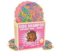 Otter co Shampoo delicato per bambini al gusto torta di compleanno, shampoo per bambini piccoli, senza lacrime, senza solfati né tossici, realizzato con ingredienti biologici, vegano, cruelty free