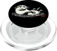 Otter Galleggiante, Francobollo Estetico Giapponese Kanji PopSockets PopGrip per MagSafe