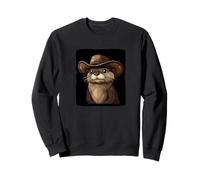 Otter Rodeo Star Portando lo Spirito Cowboy Felpa