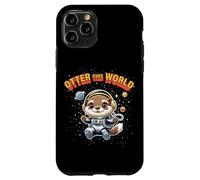 Otter This World Boys Space Otter Cartoon Design Custodia per iPhone 11 Pro