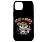Otter This World Boys Space Otter Cartoon Design Custodia per iPhone 14 Plus