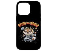Otter This World Boys Space Otter Cartoon Design Custodia per iPhone 14 Pro Max