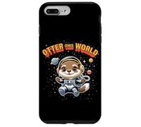Otter This World Boys Space Otter Cartoon Design Custodia per iPhone 7 Plus/8 Plus