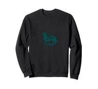 Otter This World, Regalo per Gli Amanti della Natura con Animali Acquatici giocoso Felpa, Unisex per Adulti, Nero, XXL