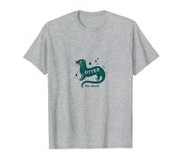 Otter This World, Regalo per Gli Amanti della Natura con Animali Acquatici giocoso Maglietta, Uomo, Grigio Melange, 3XL