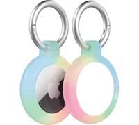 OtterBox AirTags Clear Case per AirTag, antishock e cadute, protezione Ultra sottile e Rugged per Apple AirTags, confezione da quattro, con moschettone, Solstice