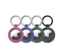 OtterBox AirTags Clear Case per AirTag, Birds of a Feather | Protezione, anti urti e cadute, Ultra sottile e Rugged per Apple AirTags con moschettone, confezione da quattro