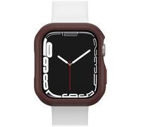 OtterBox All Day Bumper per Apple Watch Series 9/8/7-45mm, antichock e cadute, sottile e protettivo per schermo e bordi dell' Apple Watch, Marrone/Rosso