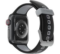 OtterBox All Day Cinturino per Apple Watch Series 9/8/7/6/SE 2 gen/SE 1 gen/5/4/3, 38mm/40mm/41mm, morbido al tatto e resistente all'usura, cinturino in Silicone per Apple Watch, Autobahn Black