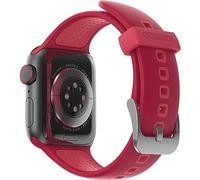 OtterBox All Day Cinturino per Apple Watch Series 10/9/8/7/6/SE 2ª gen/SE 1ª gen/5/4, 44mm/45mm/46mm, morbido al tatto e resistente all'usura, cinturino in Silicone per Apple Watch, Rosso