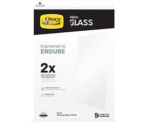 OtterBox Alpha Glass - Pellicola proteggi schermo per Samsung Galaxy Tab A8, colore: Trasparente (GEN 2)