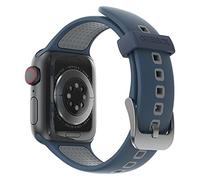 OtterBox All Day Cinturino per Apple Watch Series 10/9/8/7/6/SE 2ª gen/SE 1ª gen/5/4, 40mm/41mm/42mm, morbido al tatto e resistente all'usura, cinturino in Silicone per Apple Watch, Blu/Grigio