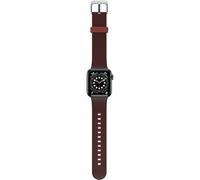 OtterBox All Day Cinturino per Apple Watch Series 10/9/8/7/6/SE 2ª gen/SE 1ª gen/5/4, 40mm/41mm/42mm, morbido al tatto e resistente all'usura, cinturino in Silicone per Apple Watch, Marrone/Rosso