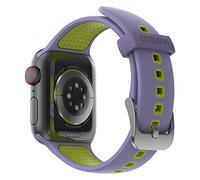 OtterBox All Day Cinturino per Apple Watch Series 10/9/8/7/6/SE 2ª gen/SE 1ª gen/5/4, 40mm/41mm/42mm, morbido al tatto e resistente all'usura, cinturino in Silicone per Apple Watch, Viola/Verde