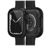 OtterBox Bumper Eclipse, Apple Watch Series 9/8/7-45mm, Nero | Bumper e Vetro Temperato, anti urti e cadute, sottile e protettivo per schermo e bordi