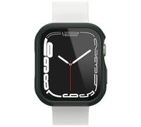 Bumper OtterBox Eclipse con Protettore schermo in Vetro Temperato integrato per Apple Watch Series 9/8/7-45mm, antishock e cadute, protettivo per schermo e bordi dell' Apple Watch, Verde/Grigio