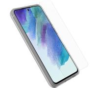 OtterBox Bundle per Samsung Galaxy S21 Fe 5G Cover React Series, Testata a Norme Mil-Std 810G + Protezione Schermo Vetro Trusted Glass, Trasparente