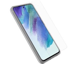 OtterBox Bundle per Samsung Galaxy S21 Fe 5G Cover React Series, Testata a Norme Mil-Std 810G + Protezione Schermo Vetro Trusted Glass, Trasparente