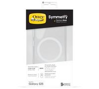 OtterBox Bundle per Samsung Galaxy S25 cover Symmetry Series Clear con Magneti testata 3x vs norme MIL-STD 810G + protezione schermo vetro Premium Glass, Trasparente
