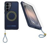 OtterBox Bundle Samsung Galaxy S26+ (Only) - Custodia serie Sole e pellicola protettiva - Real Quite (blu) - Custodia per telefono antiscivolo - magneti incorporati - Paraurti rialzato per una