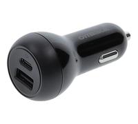 OtterBox Caricatore auto Doppia porta 32W, USB-C 20W + USB-A 12W, carica Fast Charge per Smartphone e Tablet, robusto, ultra durevole, Nero