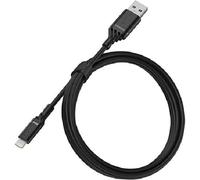 OtterBox cavo USB-A a Lightning, di ricarica ultra resistente per iPhone e iPad, certificato MFi, ultra robusto, testato per pieghe e flessibilità, 1M, Nero