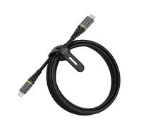 OtterBox cavo USB-C a Lightning, di ricarica Fast Charging Premium intrecciato e ultra resistente per iPhone e iPad, MFi, ultra robusto, testato per pieghe e flessibilità, 2M, Nero