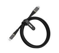 OtterBox cavo USB-C a Lightning, di ricarica Fast Charging Premium intrecciato e ultra resistente per iPhone e iPad, MFi, ultra robusto, testato per pieghe e flessibilità, 1M, Nero