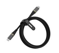 OtterBox cavo USB-C a USB-C, di ricarica Fast Charging Premium intrecciato e ultra resistente per Smartphone e Tablet, ultra robusto, testato per pieghe e flessibilità, 2M, Nero