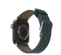 Cinturino OtterBox Symmetry Cactus Leather per Apple Watch 46mm/45mm/44mm, morbido al tatto e resistente all'usura, cinturino per Apple Watch, Blu/Verde