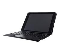 Otterbox Cover con Tastiera UnlmitED per iPad 10, 2' (7.ª Gen / 8.ª Gen / 9.ª Gen), Protettiva e antishock con Tastiera German Testata a Norme Mil-Std, Nero/Trasparente, Versione No Pack Retail