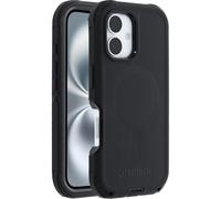 OtterBox Cover Defender Series MagSafe per iPhone 16, Custodia Protettiva Antiurto, a Prova di Caduta, Protezione Estrema, Testata 7X Norme Mil-Std 810G, Nero, Senza Retail Package