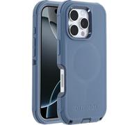 OtterBox Cover Defender Series MagSafe per iPhone 16 PRO, Custodia Protettiva Antiurto, a Prova di Caduta, Protezione Estrema, Testata 7X Norme Mil-Std 810G, Blu, Senza Retail Package