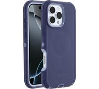 OtterBox Cover Defender Series MagSafe per iPhone 16 Pro Max, custodia protettiva antiurto, a prova di caduta, protezione estrema, testata 7x norme MIL-STD 810G, Viola