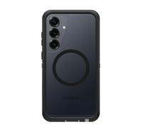 OtterBox Cover per Samsung Galaxy S25 Defender Series XT Clear con Magneti, resistente a shock e cadute, cover ultra robusta, testata 7x vs le norme anti caduta MIL-STD 810G, Trasparente/Nero