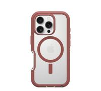 OtterBox Cover per iPhone 16 Pro Defender Series XT MagSafe, resistente a shock e cadute, cover ultra robusta, testata 7x vs le norme anti caduta MIL-STD 810G, Trasparente/Marrone