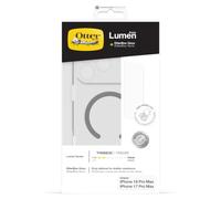 OtterBox cover Lumen Series MagSafe Bundle per iPhone 18/17 Pro Max, Transp | testata a norme MIL-STD 810G + protezione schermo vetro Glass