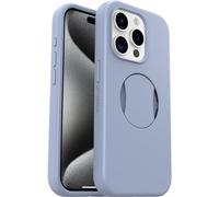 OtterBox Cover OtterGrip Symmetry per iPhone 15 Pro con MagSafe, resistente a shock e cadute, con grip integrato, testata 3x norme MIL-STD 810G, Blu