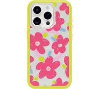 OtterBox Cover per Apple iPhone 15 Pro Symmetry Clear MagSafe, resistente a shock e cadute fino; sottile, testata 3x norme MIL-STD 810G, Whimsy Bloom