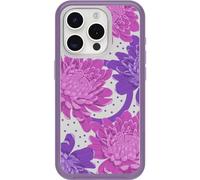 OtterBox Cover per Apple iPhone 15 Pro Symmetry Clear MagSafe, resistente a shock e cadute fino; sottile, testata 3x norme MIL-STD 810G, Papercut Flowers