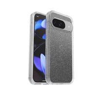 OtterBox Cover per Google Pixel 9 / Pixel 9 Pro Symmetry Clear, resistente a shock e cadute, sottile, testata 3x norme MIL-STD 810G, Stardust/Trasparente